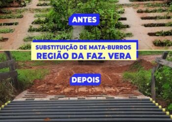 Prefeitura executa troca de mata-burros em área rural de Alcinópolis