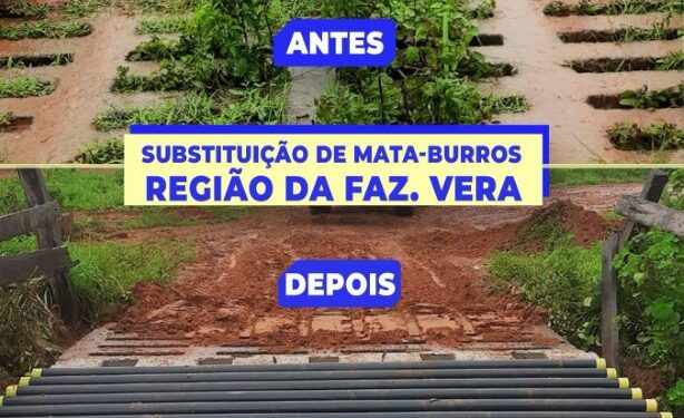 Prefeitura executa troca de mata-burros em área rural de Alcinópolis