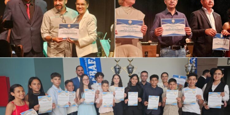 Vereadora Dayane Fernandes e Secretário Jean Carlos recebem comenda da FEBAFAMS