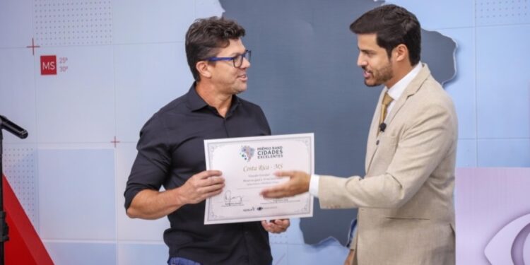 Costa Rica conquista tetracampeonato no Prêmio Band Cidades Excelentes 2025