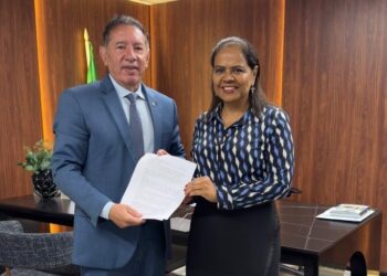 Reunião entre Gerson Claro e Jaceguara Dantas define cronograma do pacto Todos por Elas na Educação