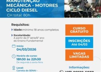 Unidade itinerante do Senai inicia atividades de capacitação em Figueirão