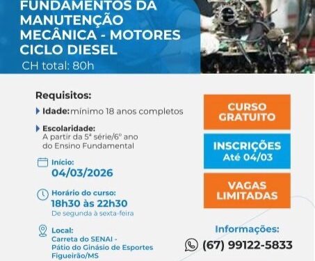 Unidade itinerante do Senai inicia atividades de capacitação em Figueirão