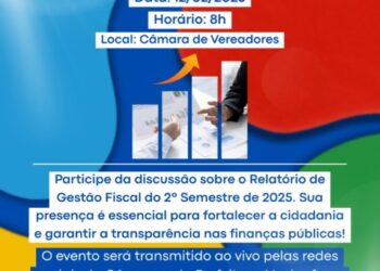 Audiência pública discute relatório de finanças municipais em Costa Rica