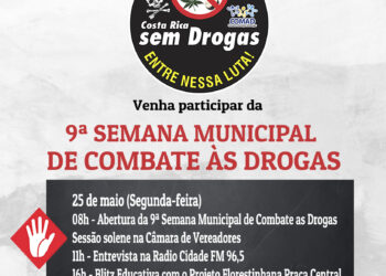 Câmara Municipal promove abertura da 9ª Semana Municipal de Combate às Drogas nesta segunda-feira