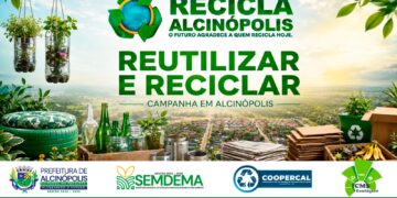 Prefeitura de Alcinópolis reforça campanha Recicla Alcinópolis e orienta população sobre separação correta do lixo