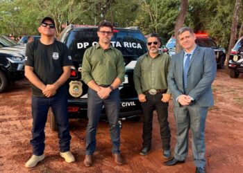 Costa Rica acompanha maior entrega de viaturas da história de MS para reforçar a segurança pública