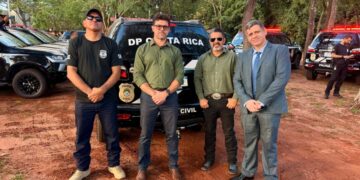 Costa Rica acompanha maior entrega de viaturas da história de MS para reforçar a segurança pública