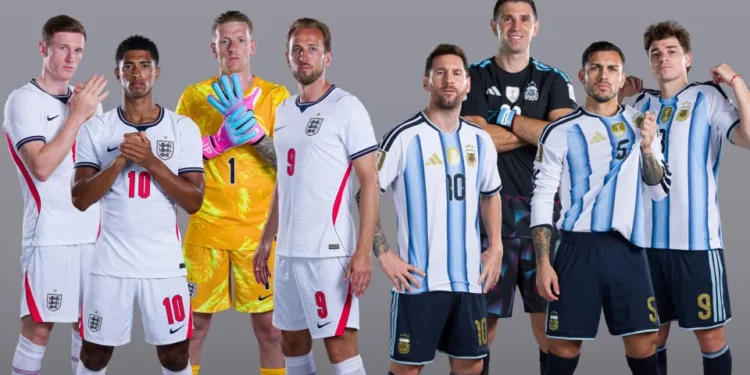 Inglaterra e Argentina decidem última vaga na final da Copa do Mundo 2026