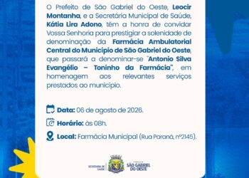 Farmácia Municipal de São Gabriel do Oeste passa a levar o nome de Antônio Silva Evangélio, o “Toninho da Farmácia”