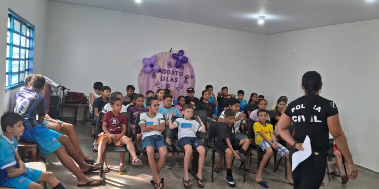Assistência Social e Polícia Civil promovem ações de conscientização com idosos e crianças em Alcinópolis