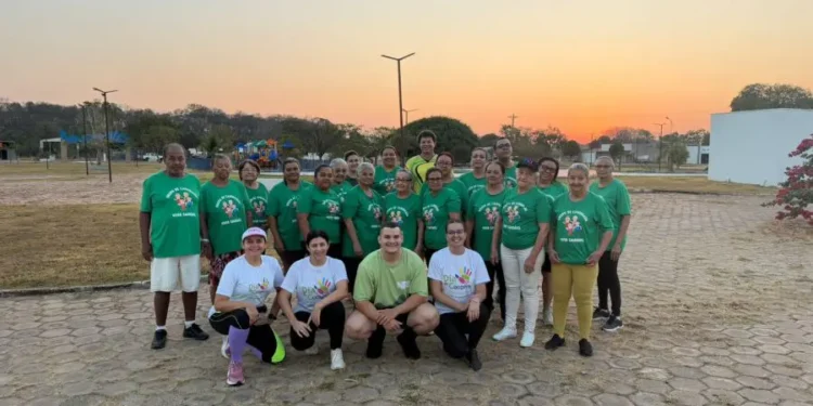 Caminhada Viver Saudável reúne melhor idade em manhã de exercícios, convivência e cooperação em Figueirão