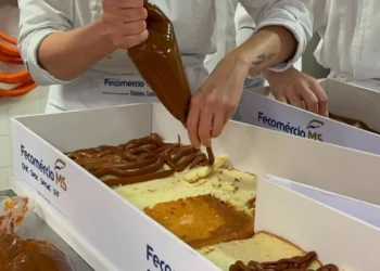 Bolo de 840 quilos será distribuído nesta quarta-feira durante aniversário de Campo Grande