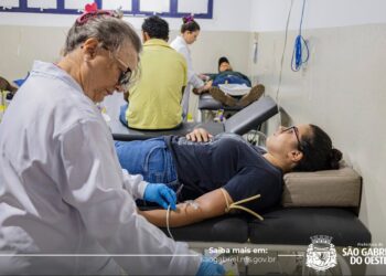 Campanha de doação de sangue segue nesta quinta-feira em São Gabriel do Oeste após grande adesão