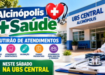 Alcinópolis concentra atendimentos de saúde neste sábado e lança novo programa municipal