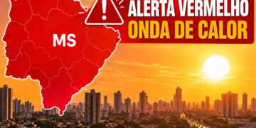 MS entra em alerta vermelho para onda de calor; Campo Grande pode chegar a 40°C