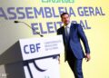 Presidente da CBF chega a Campo Grande para inaugurar centro de desenvolvimento do futebol