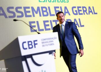 Presidente da CBF chega a Campo Grande para inaugurar centro de desenvolvimento do futebol