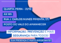 Palestra sobre segurança da mulher será realizada hoje no Vale do Amanhecer