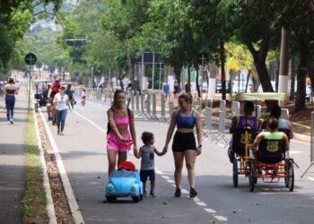 Parque dos Poderes terá vias reservadas para pedestres e ciclistas no feriado