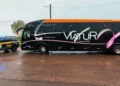 Passageiro é preso suspeito de incendiar ônibus na BR-262 em Água Clara