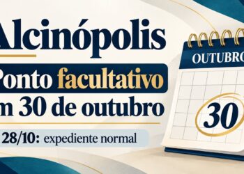 Alcinópolis transfere ponto facultativo do servidor para 30 de outubro