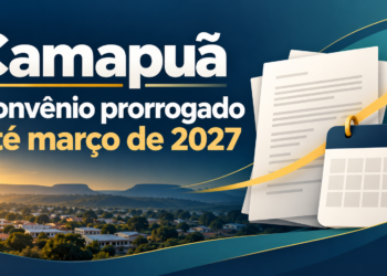 Convênio entre Fundesporte e Camapuã é prorrogado até março de 2027