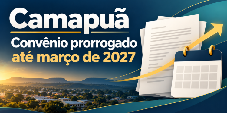 Convênio entre Fundesporte e Camapuã é prorrogado até março de 2027