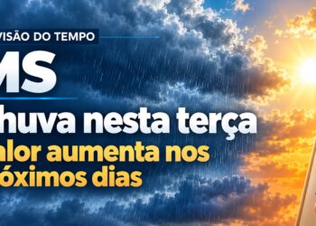 Cemtec prevê chuva em MS nesta terça e elevação das temperaturas nos próximos dias