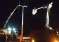 Terenos segue com reparos na rede elétrica após temporal derrubar postes