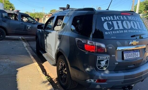 Homem morre durante ação do Choque em Nova Andradina
